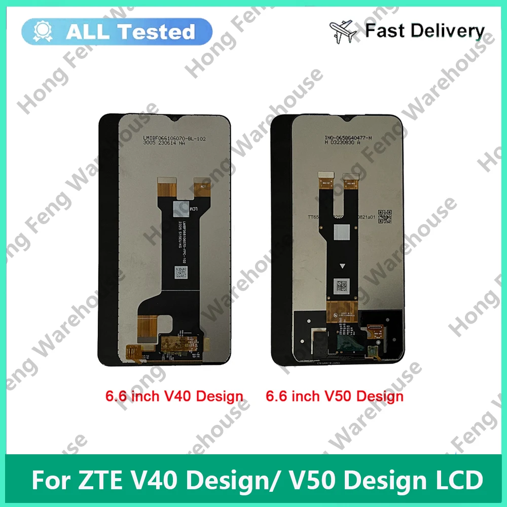 

Tested New 6.6'' For ZTE Blade V40 8046 Design LCD Display Screen Sensor Touch Panel For ZTE Blade V50 Design 4G lcd Display