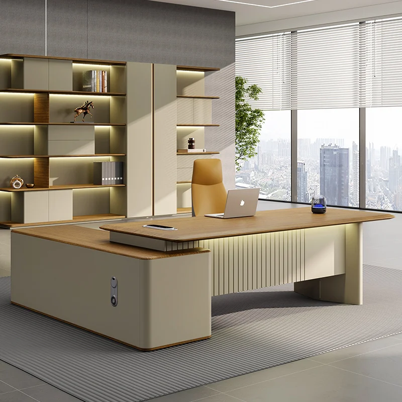 

Modern Executive Desk Modular Office Furniture with Classic Design MDF Wood and Classic Style for Home School Living Room Use