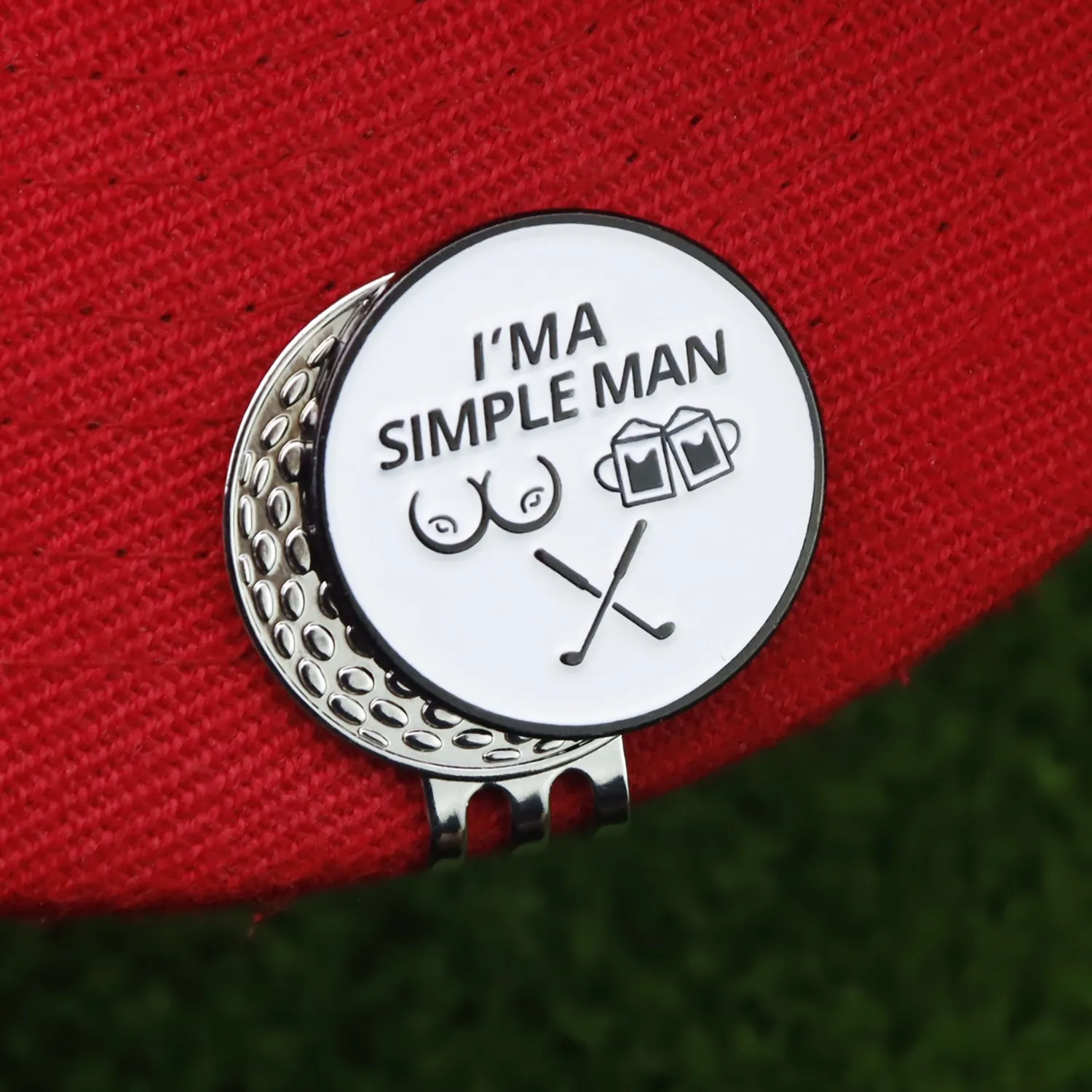 1 Pcs Golf Cap Clips With Magnet Mark Golf Ball Marker Golf Ball Position Removable Metal Drop Ship Golf Accessories Supplies