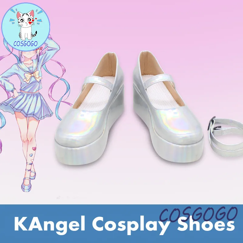 

Hololive NEEDY GIRL OVERDOSE KAngel Cosplay Shoes Angel-chan Beautiful Shoes Halloween Cosplay Shoes