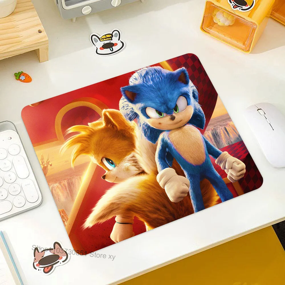 MINISO Supersonic-S-Sonic-Game Mousepad RGB Small Size Gaming Mouse Pad With LED Light Desk Mat Super Smooth Non-slip Rubber Bo