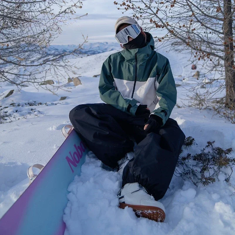 Chaquetas de esquí impermeables para hombre y mujer, abrigos deportivos cálidos para Snowboard, Tops de algodón, ropa de nieve para esquí, invierno,