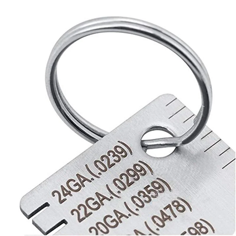 A53Q-4 パック鋼溶接ゲージ溶接ゲージ検査ツールワイヤーサイズ厚さゲージ