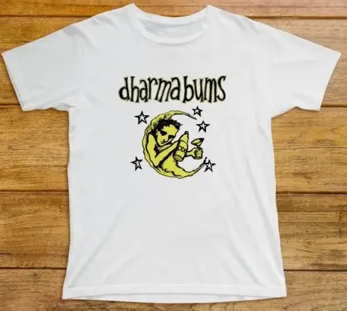 Dharma Bums T Shirt 608 Retro White