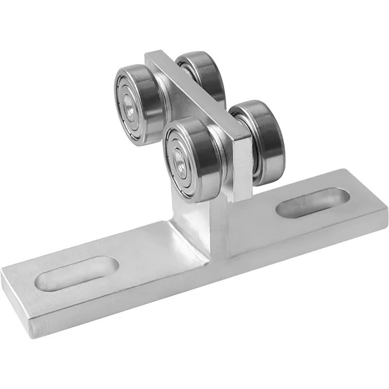 Bearing T-Wheel Push Pulley Track Hardware T-Wheel Assembly 6 Wheel Trolley Assem