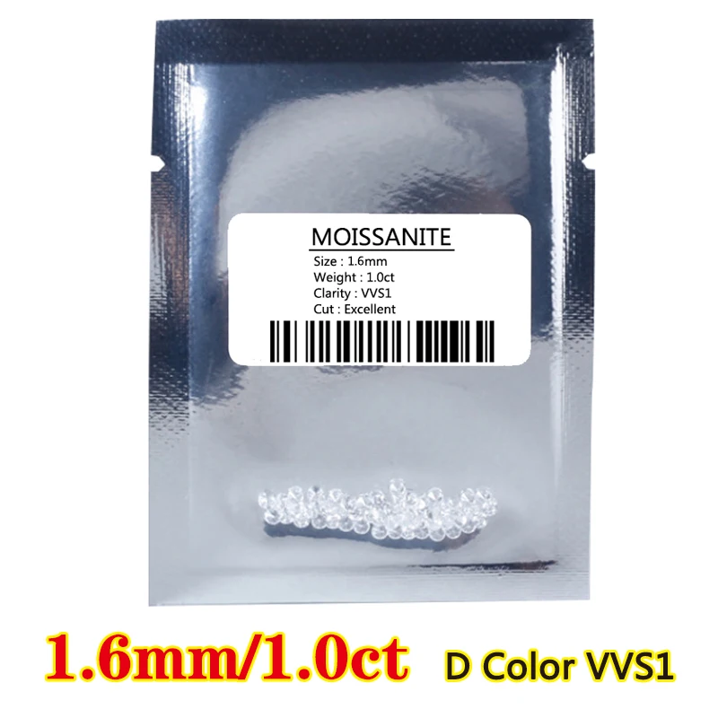 AITERNITY Moissanite Gemstone VVS1 Colorless 6