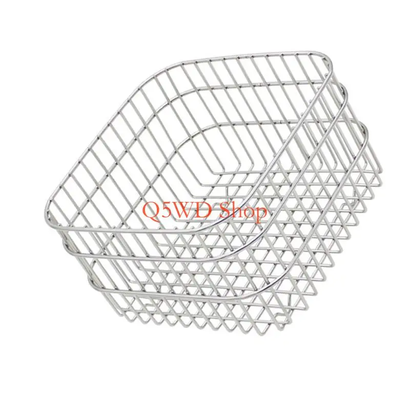 

Q5WD Professional Kitchen Countertops Container Metal Wire Storage Basket Drainage Rack for Home, Kitchens Easy to Use