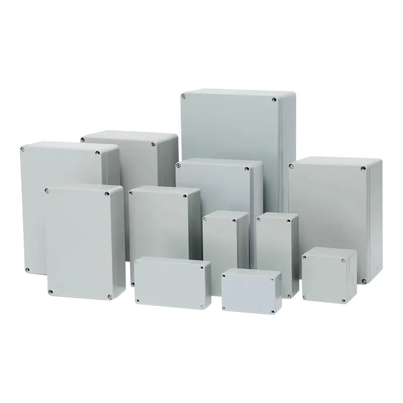 Outdoor IP67 Waterproof Cast Aluminum Sealed Junction Box Durable Water-Resistant Case for Terminal Button
