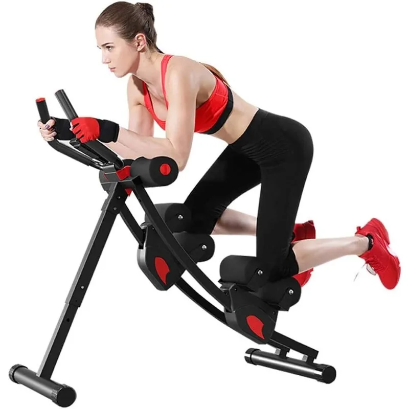 

ab Machine, ab Workout Equipment for Home Gym, Height Adjustable ab Trainer, Foldable Fitness Equipment.