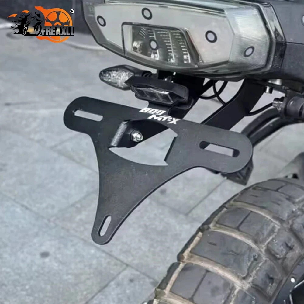 cfmoto-450mt-ibex-450-mt-800-mtx-explore-2024-2025用-バイク-ナンバープレートホルダー-フェンダーエリミネーター-テールフレーム-ledライト