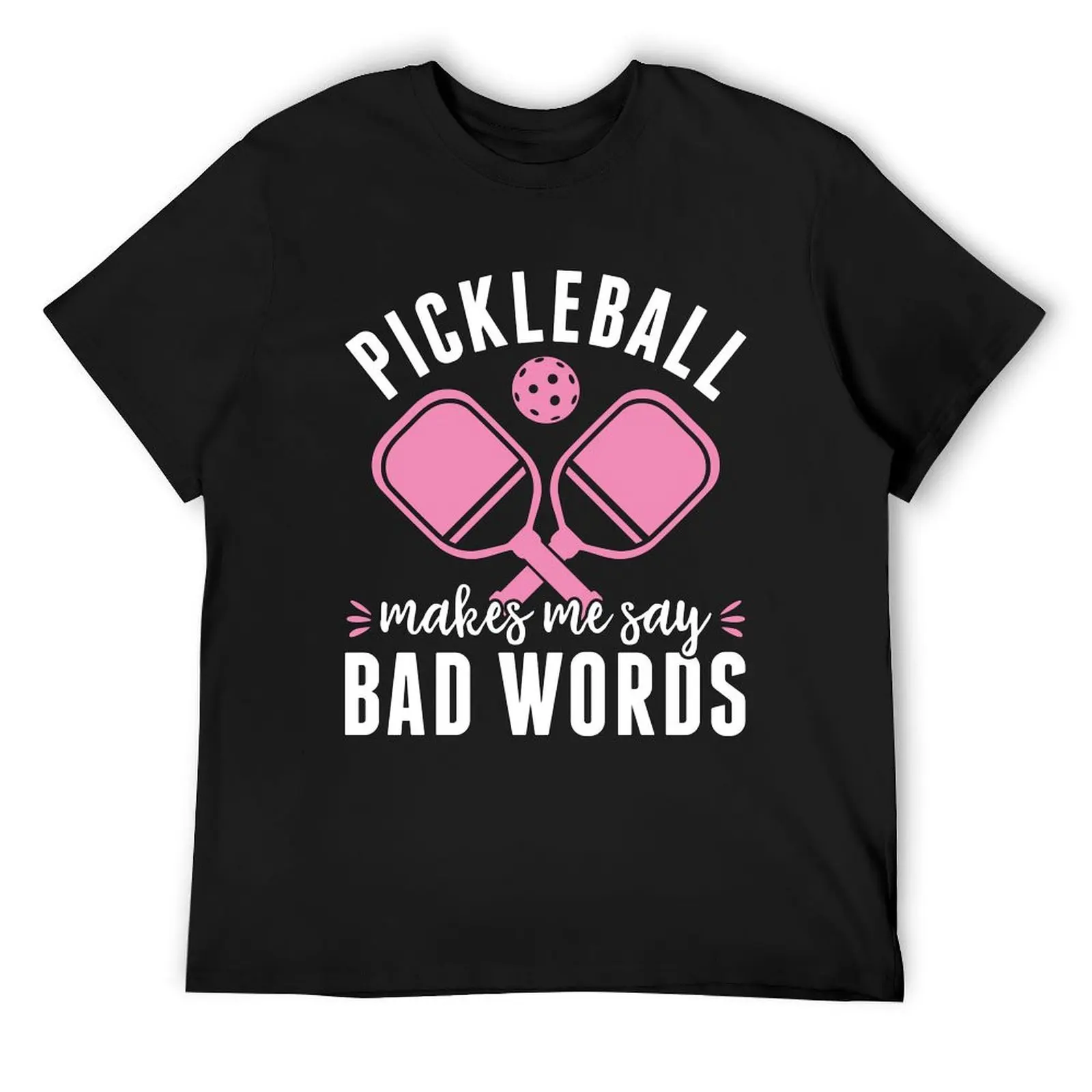 

Женская футболка Pickleball Player Pickleball Makes Me Say Bad Words, футболка на заказ, мужские рубашки с графическим рисунком