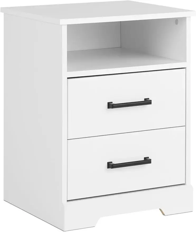 

2 Drawer Nightstand, 16.25in x 18.75in x 24.5in, Multiple Colors