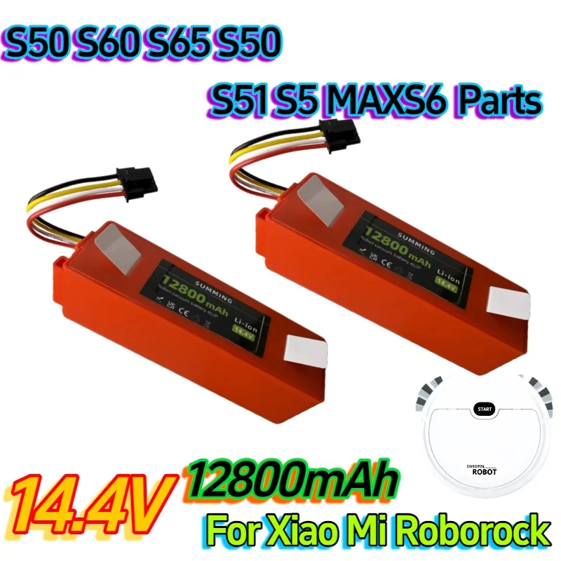 

Original 14.4V Li-ion Battery Robotic Vacuum Cleaner Replacement Battery for Xiaomi Robot Roborock S50 S51 S55 Accessory Spare