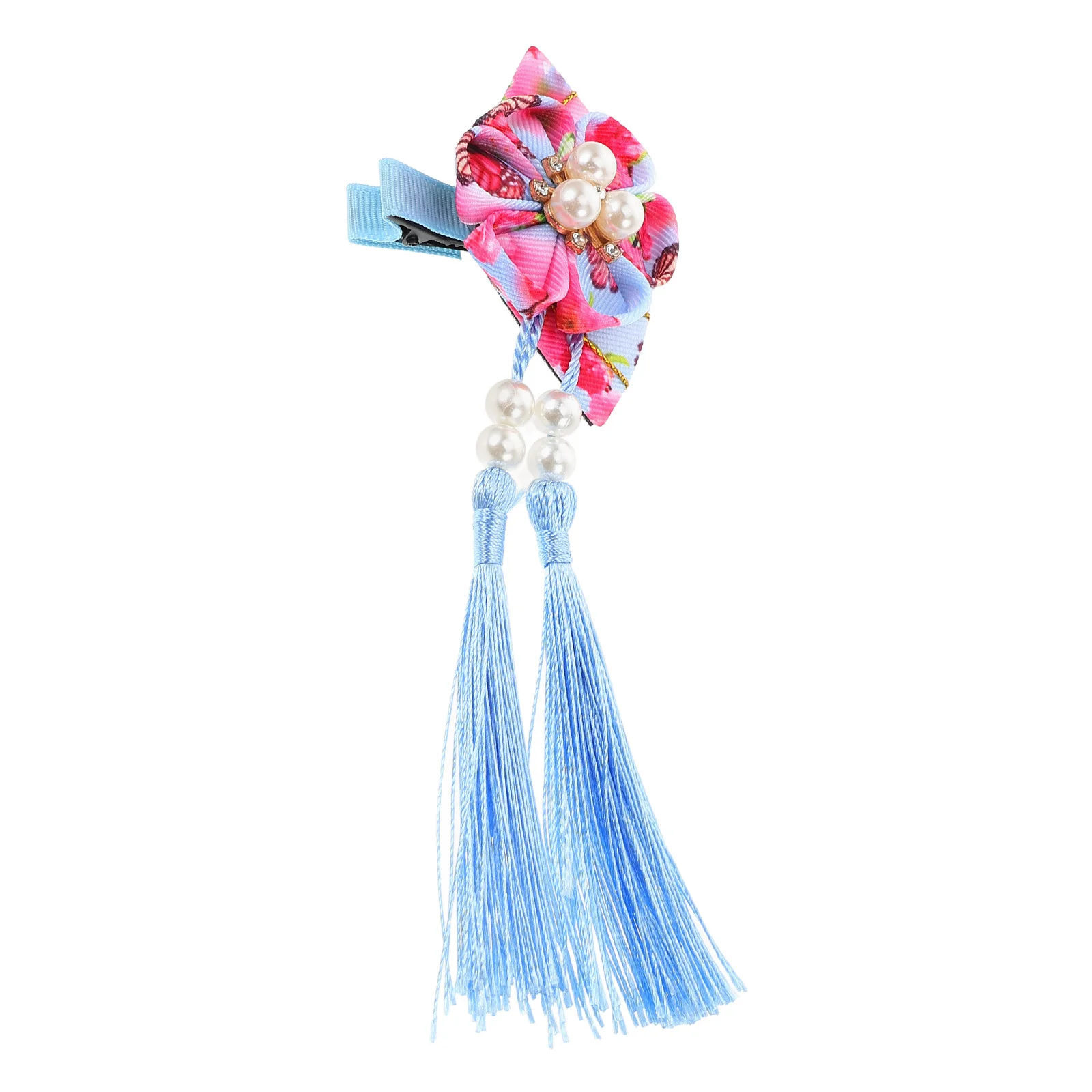 

Fan Hair Clip Tassel Japanese Kimono Hairpin Elegant Hair Decoration for Women Girls Traditional Style Barrette