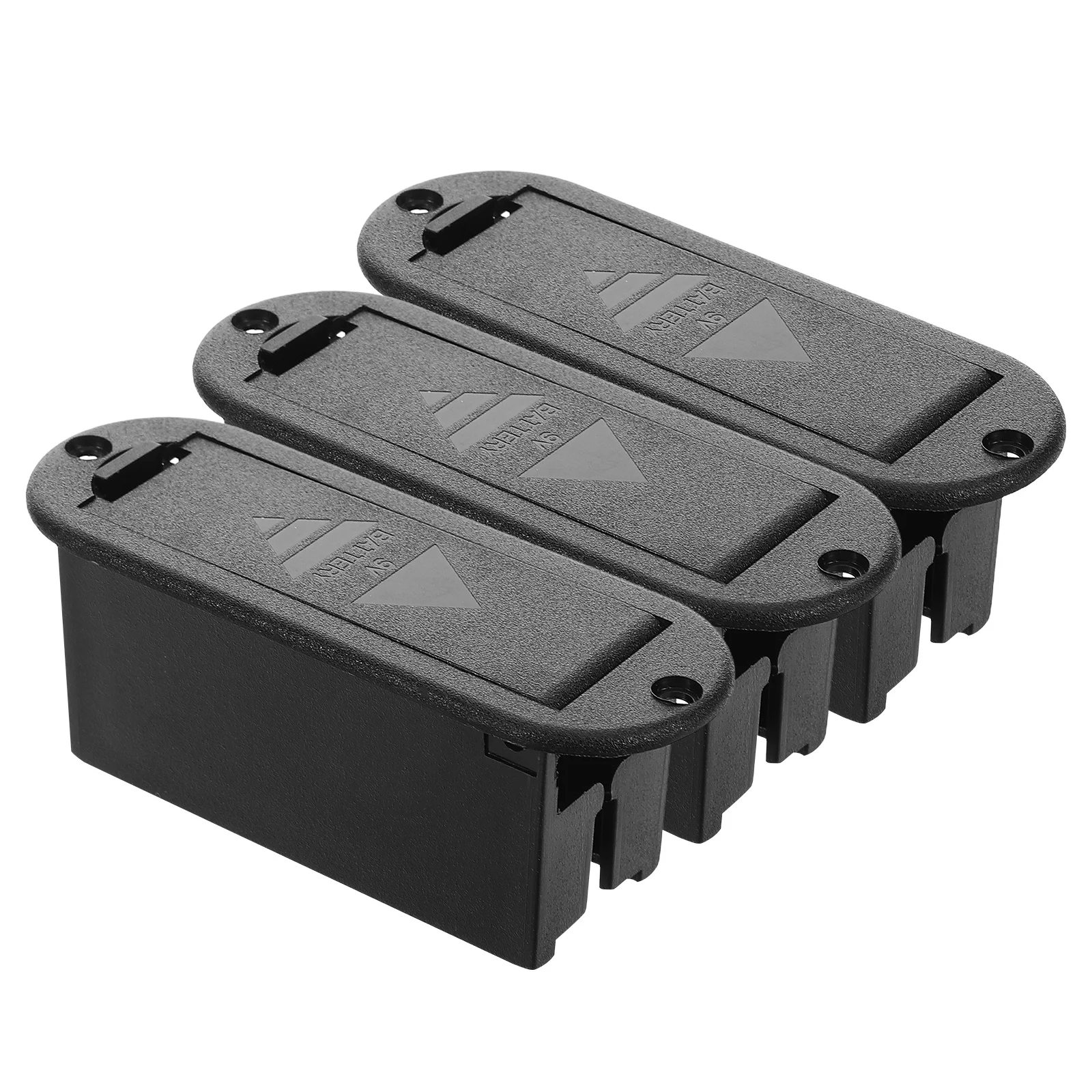Scatola porta chitarra basso da 3 pezzi Scomparto pickup attivo da 9 V Design in spugna Accessori per chitarra elettrica