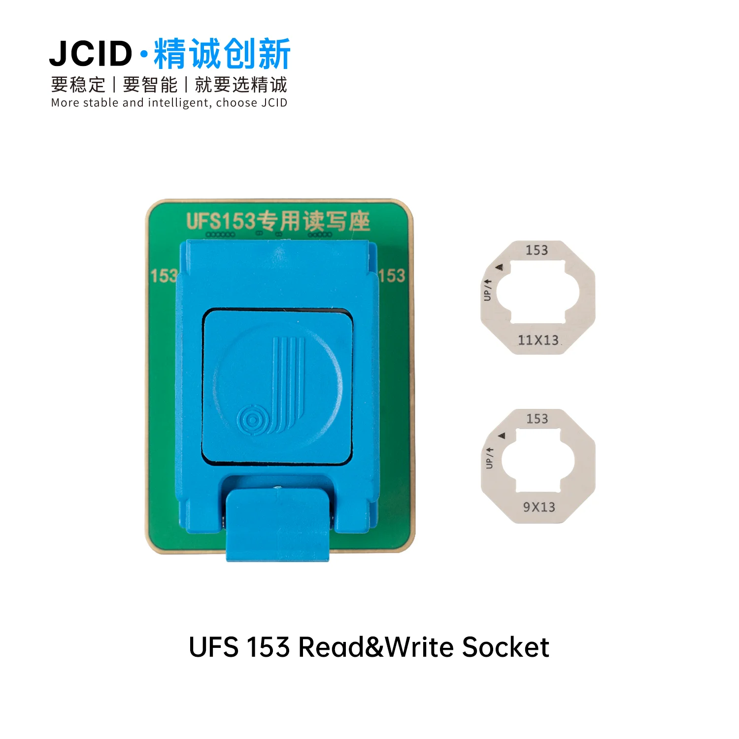 JCID UFS 153 254 297 Read Write Socket Compatible with U70 Programmer for Phone Memory Chip Repair Tool