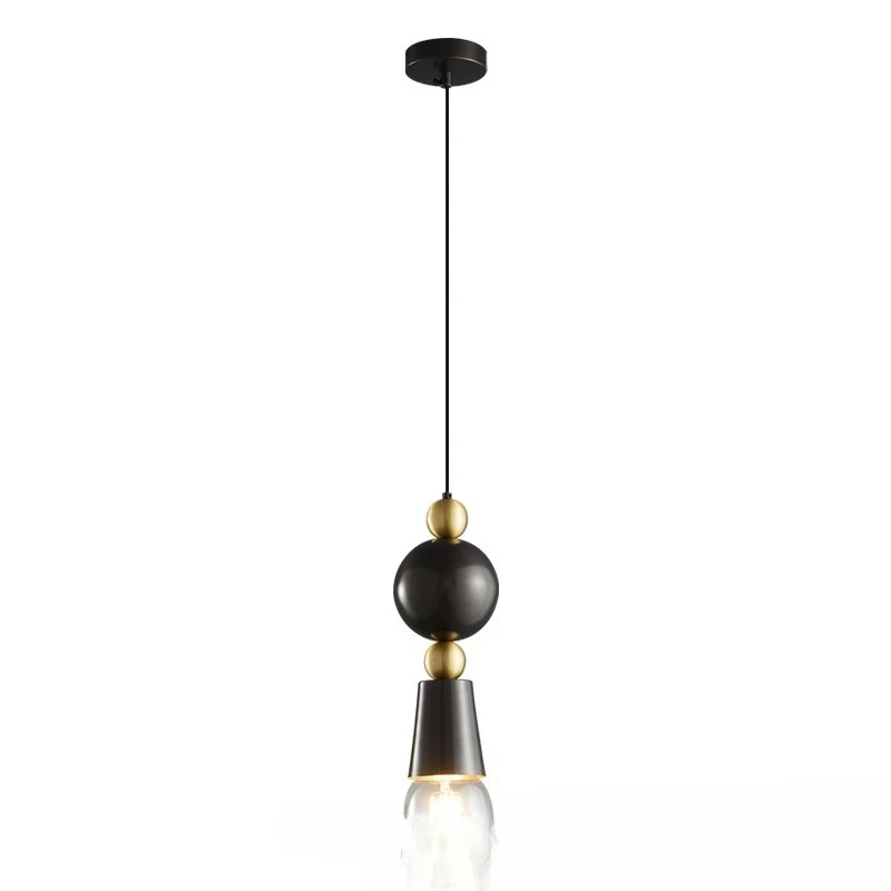 

Nordic, simple, modern, glass, ball, chandelier, milk tea shop, clear bar, restaurant, chandelier