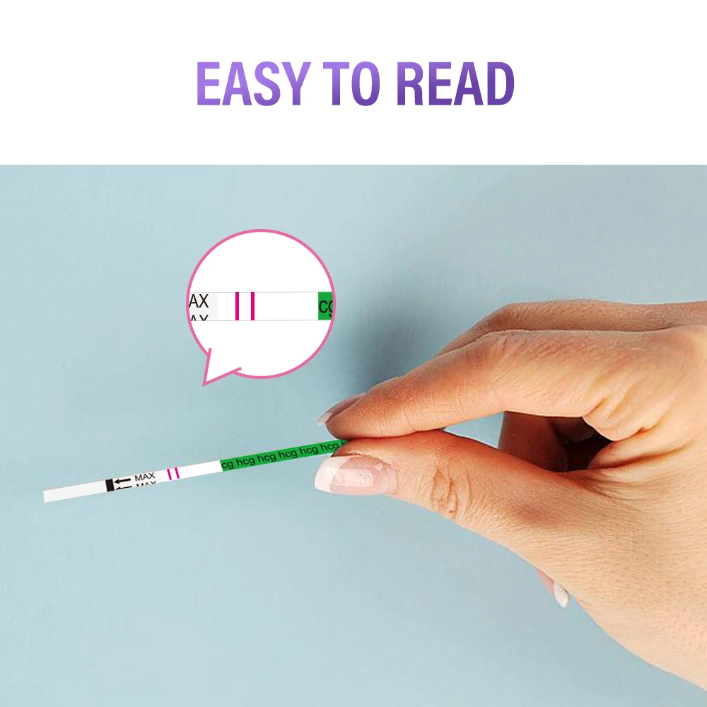 Bardaklı Pelvifine Gebelik Testleri, Ev Algılama için Toplu hCG Test Şeritleri, %99\'dan Fazla Doğruluk, Ayrı Ayrı Sarılmış, 25 Sayısı