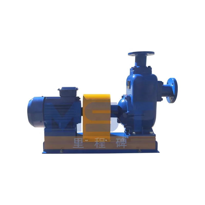 Wastewater centrifugal diesel engine driven self-priming pump