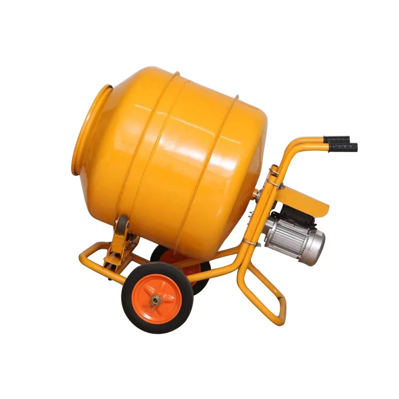 

1PC 350L Mixer Concrete Household 220V Drum Type Moving Construction Site Cement Mortar Small Concrete Feed Mixer