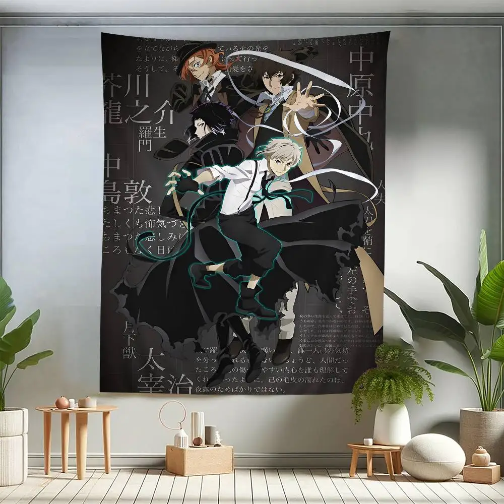 Bungo Stray Dogs Manga Band 05 Wandteppich – Charakterkunst, elegante Raumdekoration für Fans von Mystery-Anime und literarischen Serien