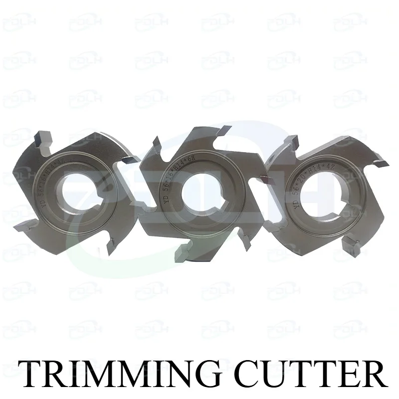 1Pair 56x16/20x14mm 4Z 6Z TCT/PCD Rough Trimming Cutter For Edge Banding Machine Tool Accessories
