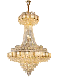 Chandelier Crystal Luxury Large Gold Nordic Home Decoration Led High-end Hanging Lamp Cristal Lustres for Staircase Villa Duplex