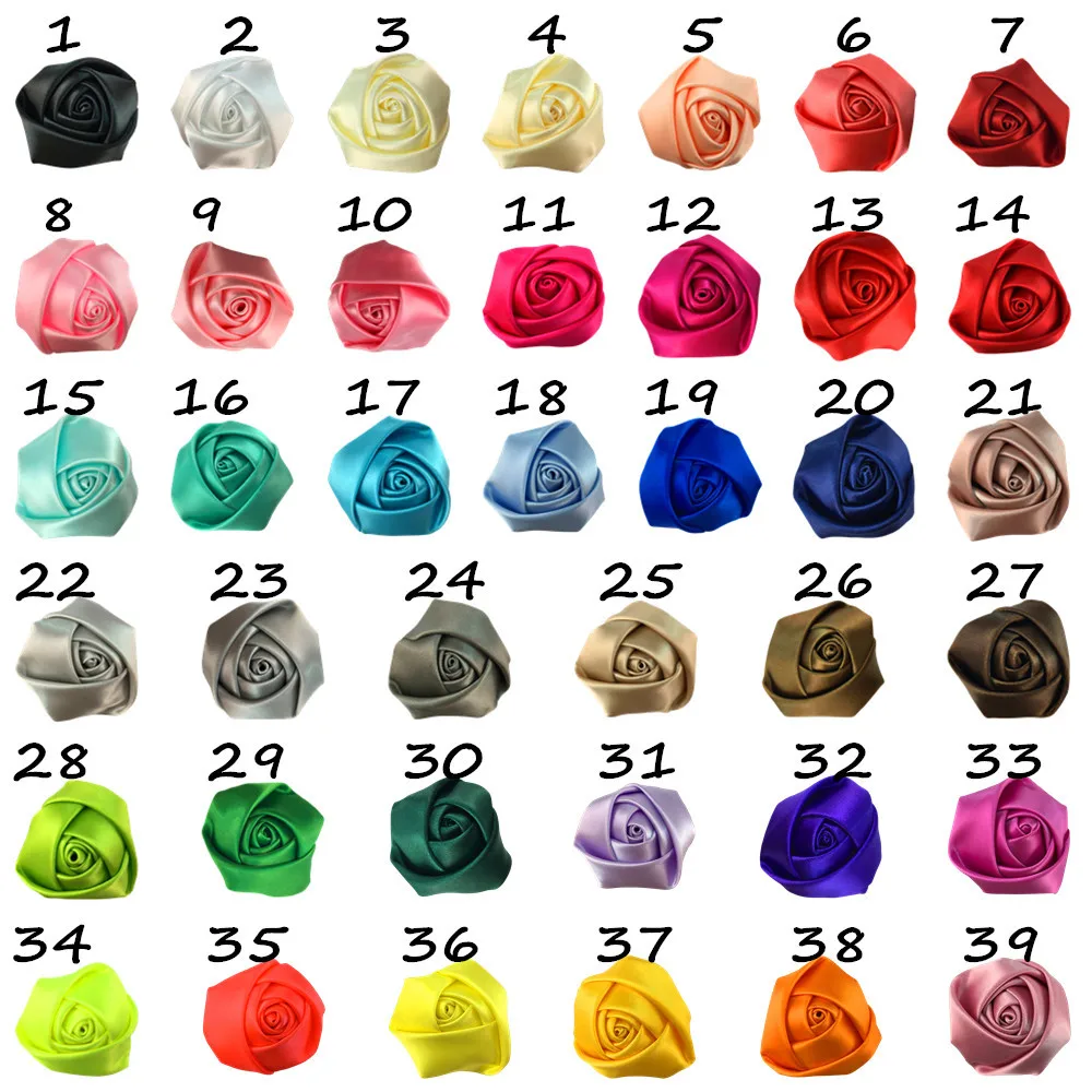 

100pcs/lot Heaband 2.5 and 5cm Rose Bud Children's accessory Handmade DIY Apparel Accessories New Headwear Hair Accessories