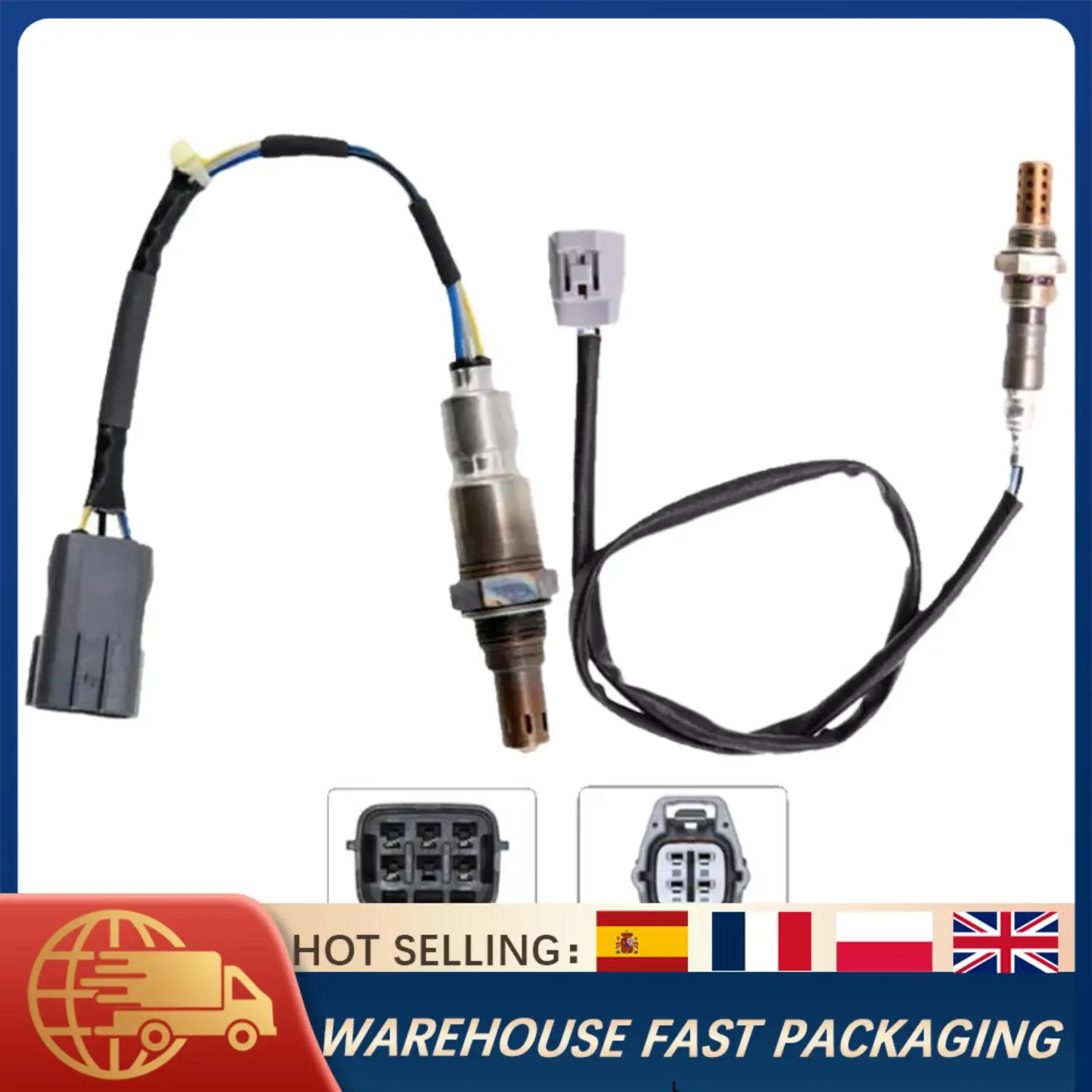 

2pcs Oxygen Sensor Upstream Downstream For Mazda 3 2.0L L4 Mazda 6 2.5L L4 2014-2018 234-5059 234-4939 O2 Sensor Replacement