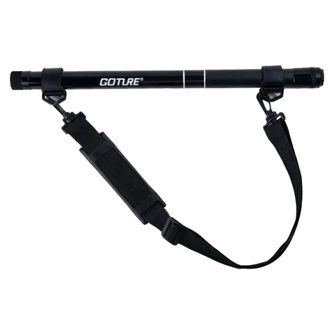 Goture Short Net Pole Teleskopowy kij do lądowania Lekki W zestawie z paskiem Uchwyt siatkowy Wędkarstwo skałkowe 2,1 m/3,0 m/3,9 m