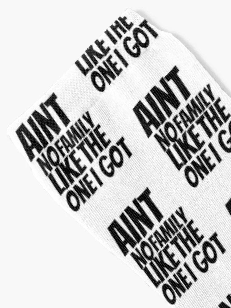 Aint No Family Like The One I Got Socks Stockings man designer brand christmass gift basketball Socks Men Women's