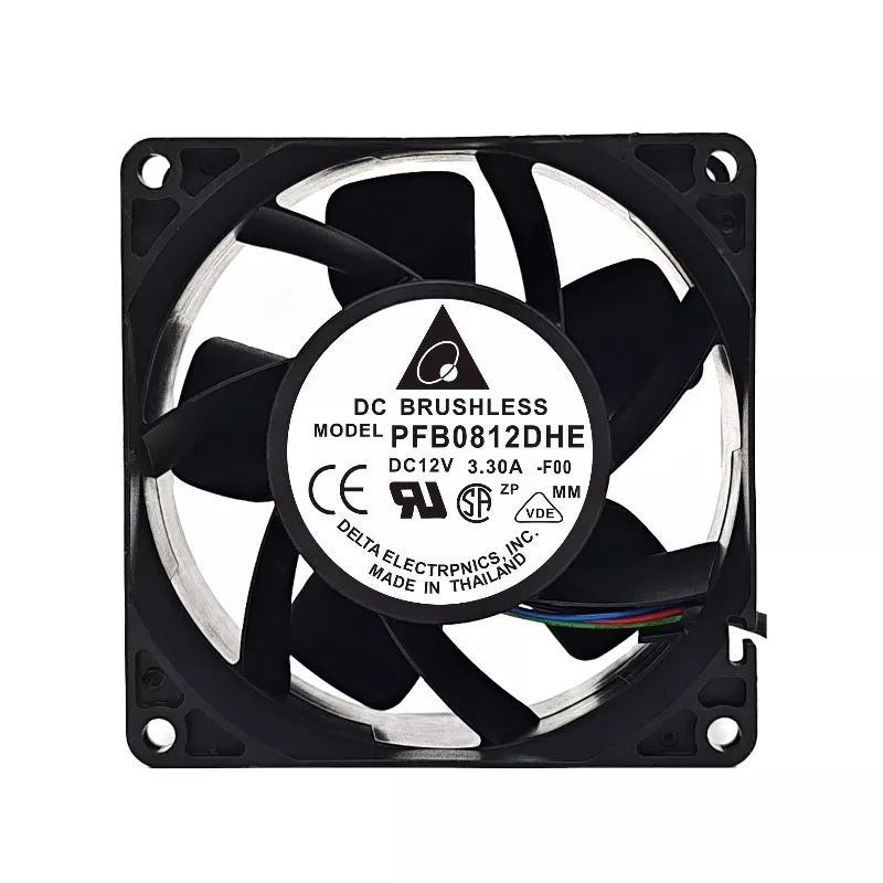 

Новый вентилятор-кулер для Delta PFC0812DHE 8038 8 см 12 В 3,3 А, большой объем воздуха, Violent Booster Fan 80*80*38 мм