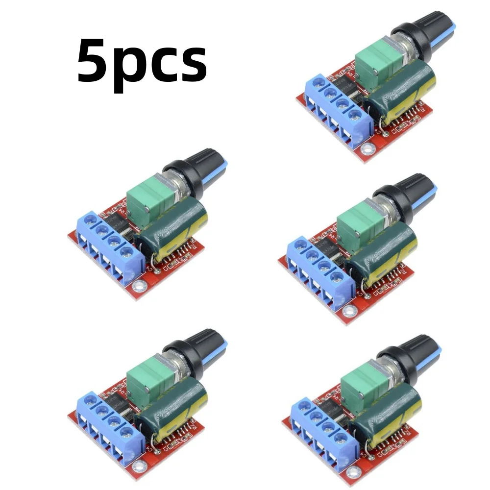 1/5/10 قطعة 5A 90 واط PWM وحدة تحكم سرعة المحرك DC-DC 4.5 فولت-35 فولت قابل للتعديل سرعة منظم التحكم محافظ التبديل 24 فولت #2