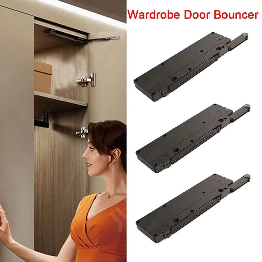 Home Hardware Automatic Pull-free Push-type Wardrobe Door Rebounder Door Opener Cabinet Door Accessories