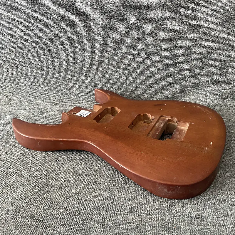 DB311 Floyd Rose Tremolo Electric Guitar Body  Solid Redwood HH Pickups DIY Guitar PARTS with Damages Replace