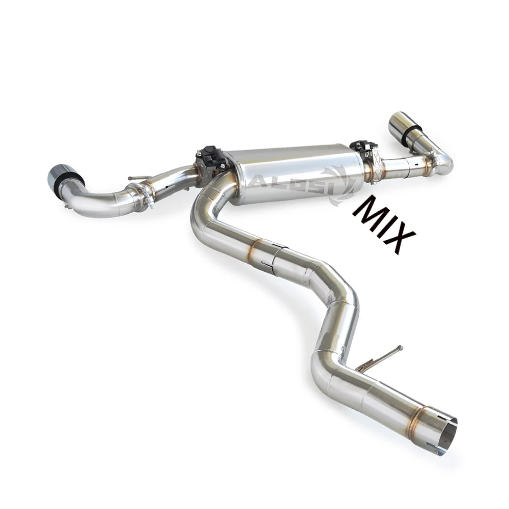 

Высококачественная выхлопная труба с клапаном, подходящая для BMW 330i 325i 320I G20 2.0T B48 2019-2024, спортивная выхлопная система задней двери