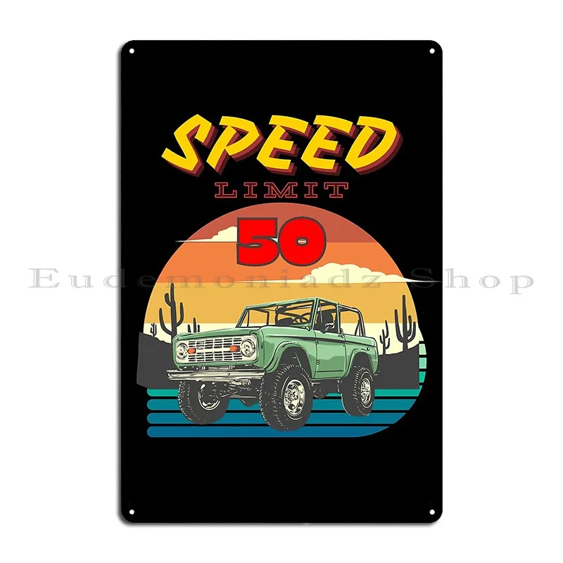 Off Road Vehicle Old Car Metal Sign Plaques Printing Painting Wall Custom Wall Pub Create Tin Sign Poster