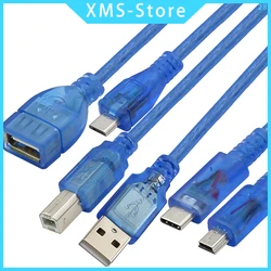 usb printer blue data cable For Aarduno 2560 due por micro mini USB to UNO/MICRO DUE/MINI NANO/TYPE-C