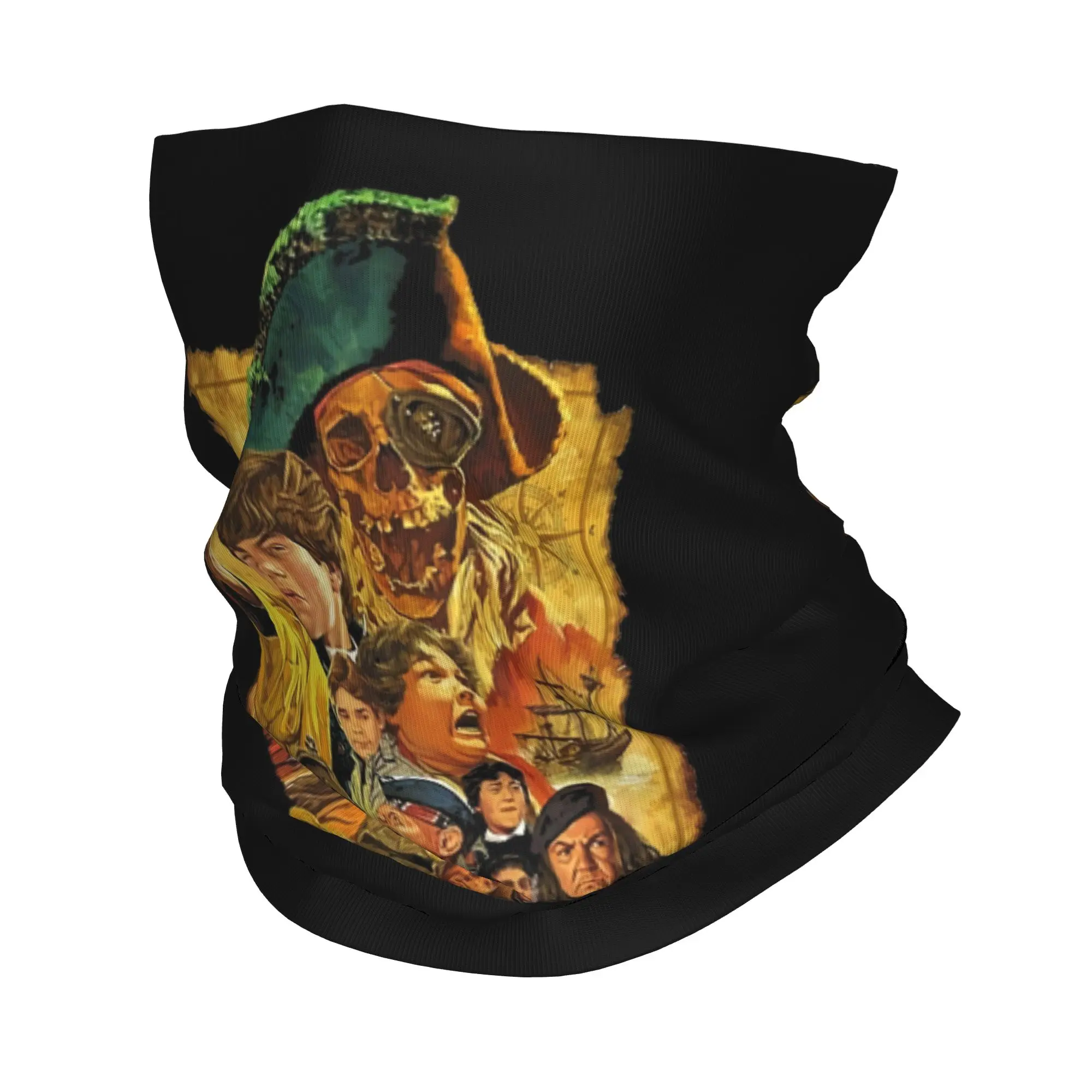 Custom The Goonies Pirate Bandana Neck Gaiter Windproof Face Scarf Cover Men Women Never Say Die Sloth Chunk Headband Tube