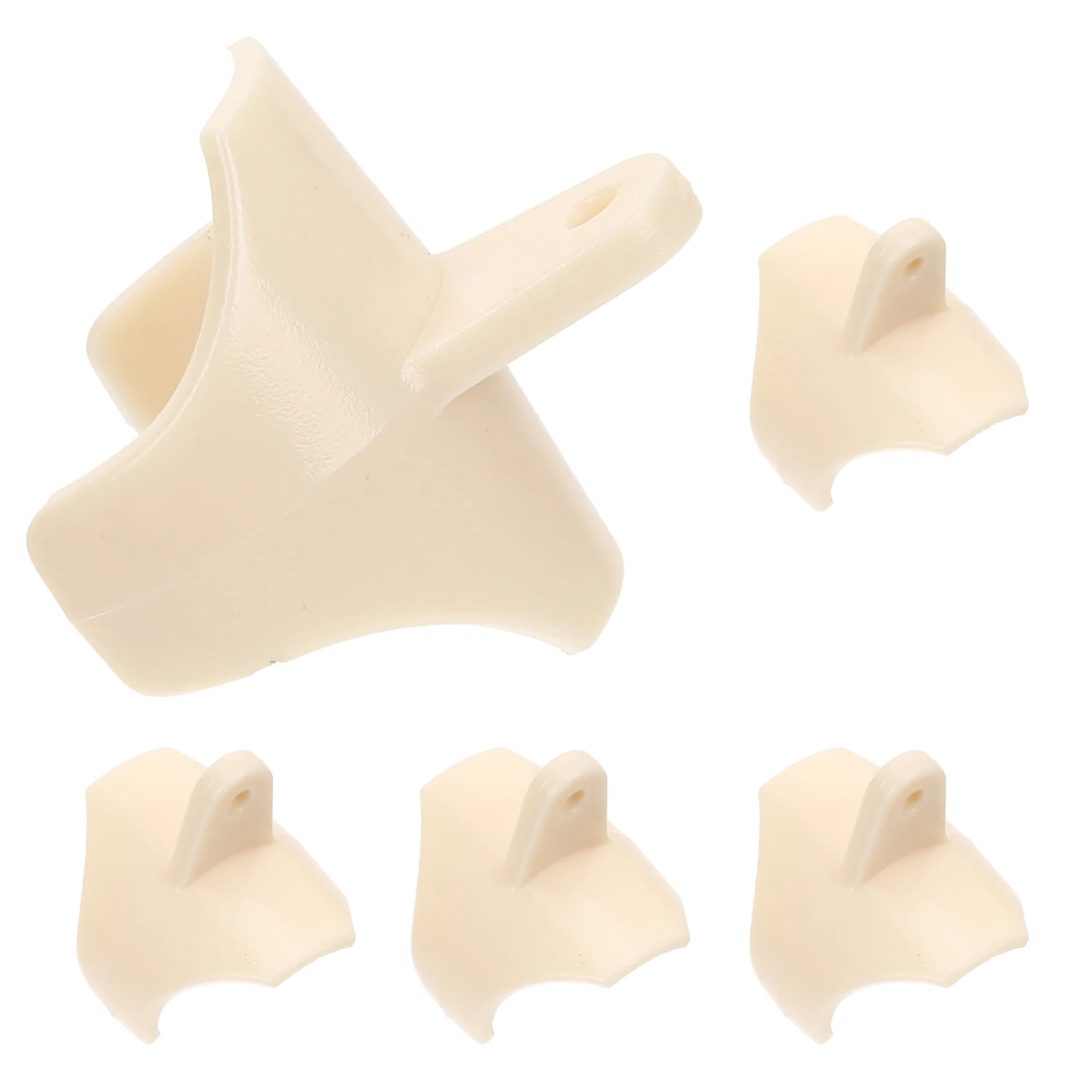 

5pcs Recorder Thumb Rest Cover ABS Plastic Finger Protector Cushion Wear Resistant Clarinet Accessory Musical Instrument