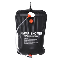 20/40L Foldable Solar Shower Bag Outdoor Bath Water Bag Camping Sun Compact Heated Water Shower Bags Scrubbing Pool Accessories