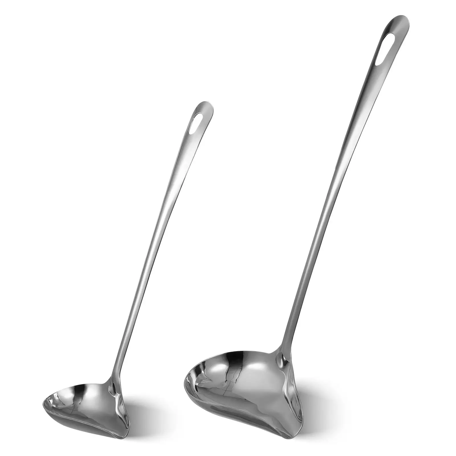 

Stainless Steel Gravy Spoon Ladle Pour Spout Sauce Drizzle Kitchen Gadgets Easy Clean Long Handle Serving utensils