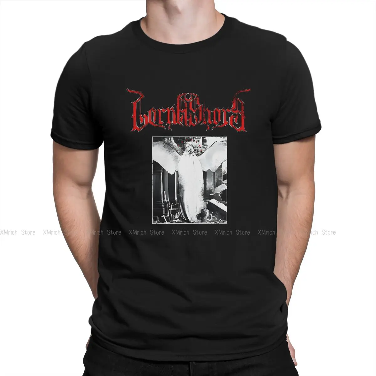 American Deathcore Band Lorna Shore Men's T Shirts Lorna shore Vintage Tees Short Sleeve O Neck T-Shirts 100% Cotton Birthday