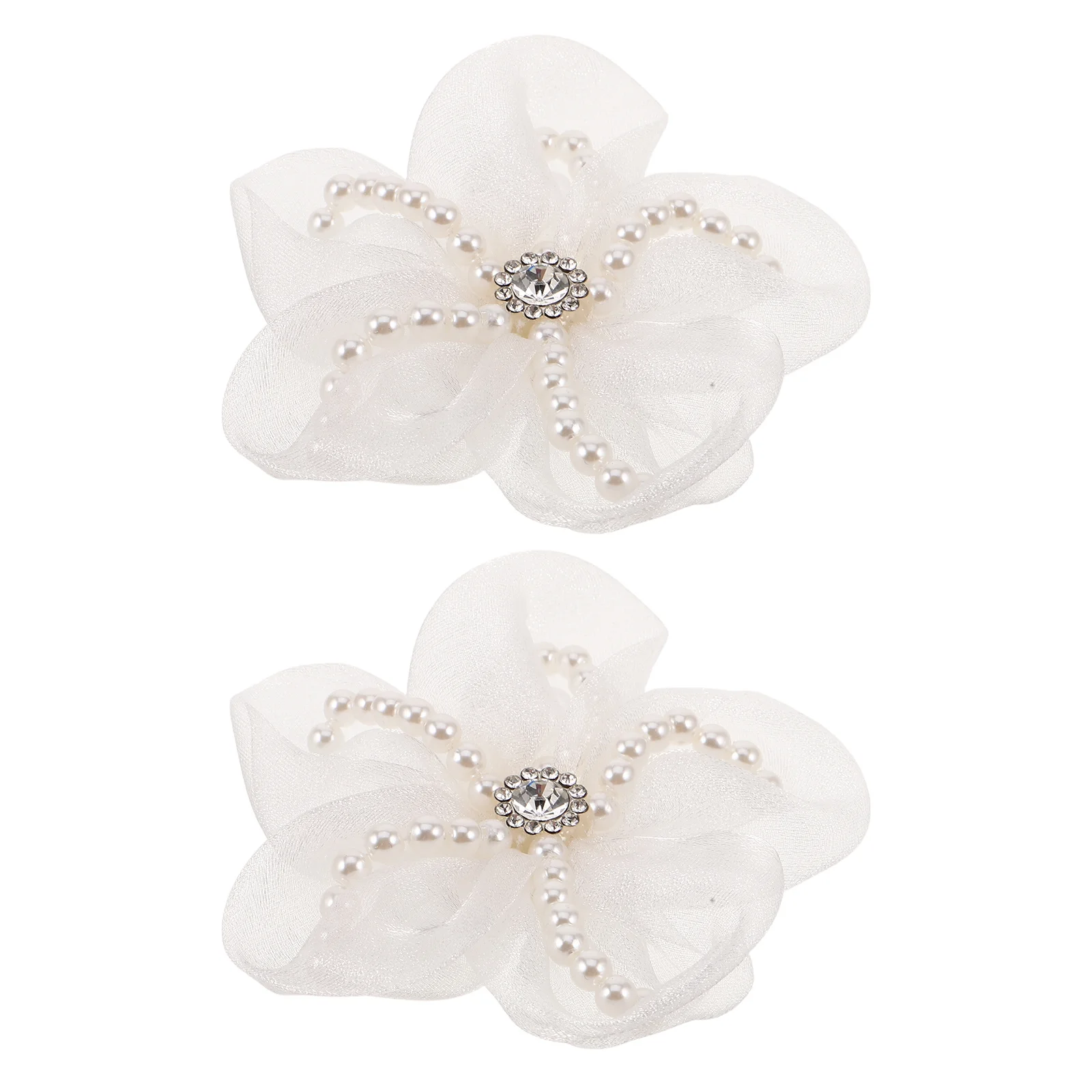 

1Pair Women Shoe Charms Five-Petal Detachable Flower Decoration for High Heels Wedding Shoes Small Removable Floral Accessories