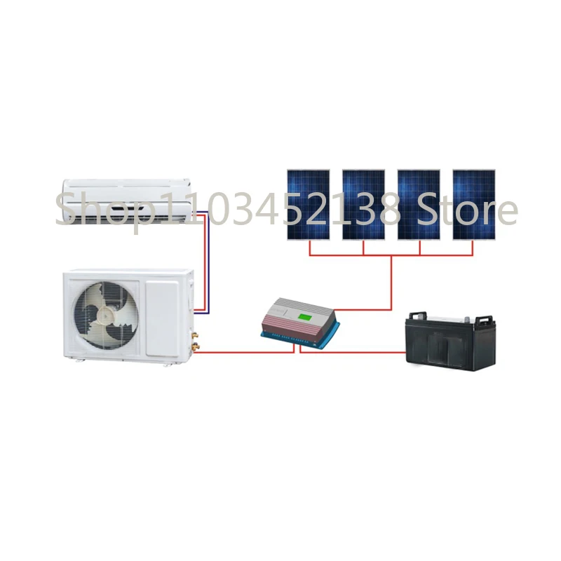 Efficient DC Solar Panel Off Grid Solar Air Conditioner Manufacturer 24000btu Inverter Split Wall Mounted for Home