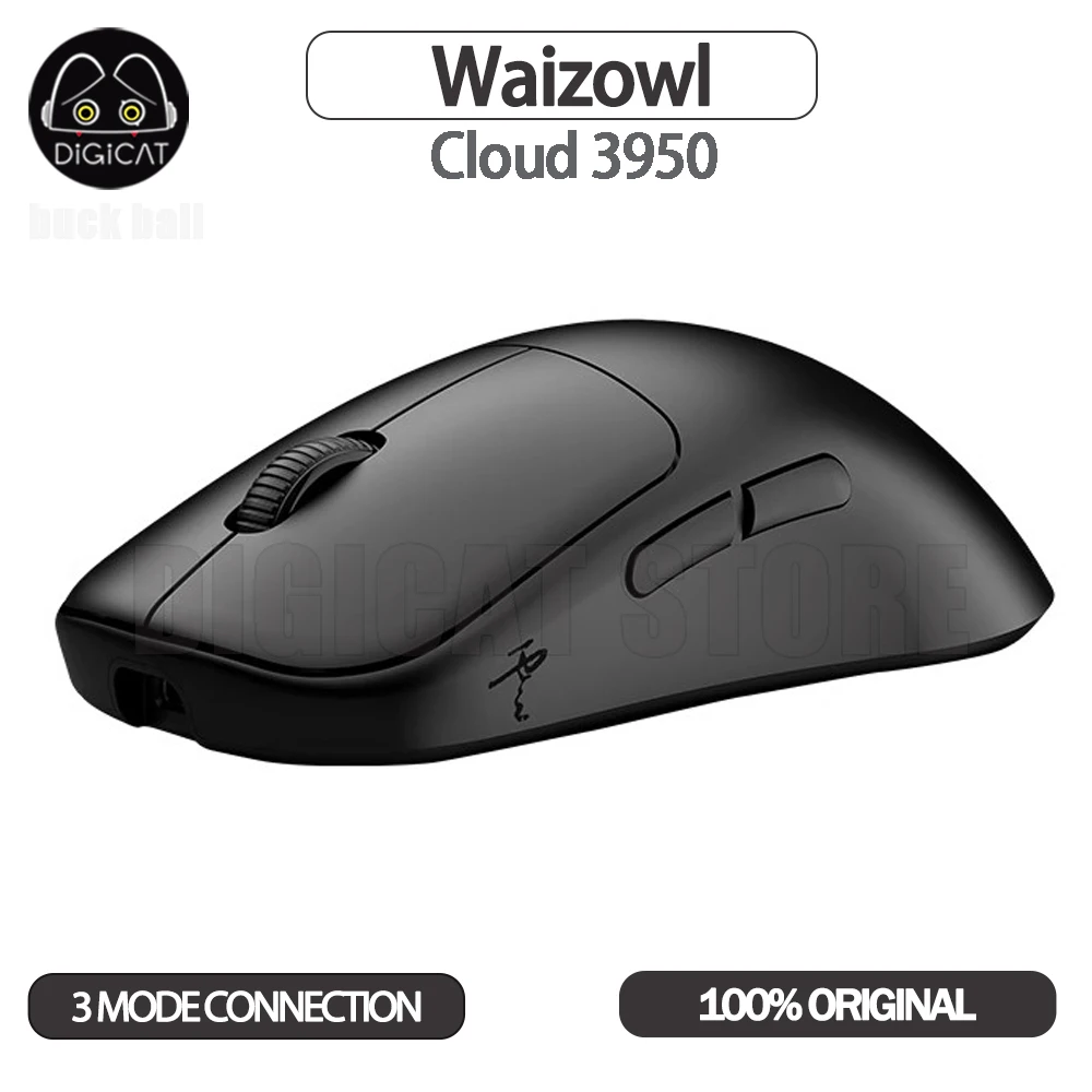 

WAIZOWL OGM Cloud Gamer Mouse 3Mode USB/2.4G/Bluetooth Wireless Mouse PAW3950 Lightweight Mice Customized Esports Gaming Mouse