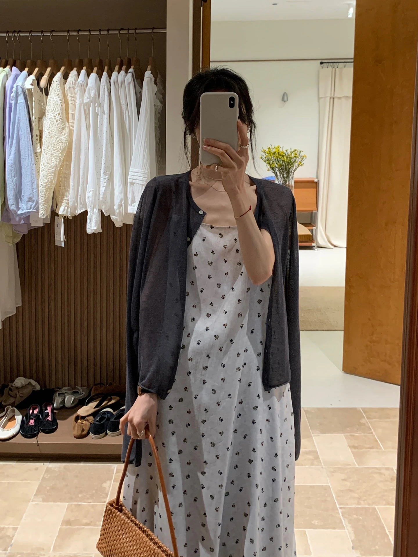 

Korean Sle Knitted Open Cardigan Women's Thin Long Sve Casual round Ne Versatile Top Spring 2026 New Arrival