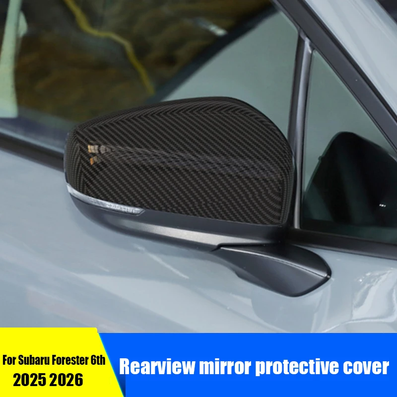 

Для Subaru Forester SL 6-го поколения 2025-2026: Защитная накладка на наружное зеркало автомобиля, устанавливаемая на клейкой основе