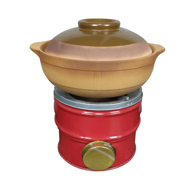 

Outdoor hot pot stall, Hong Kong style edge making stove, old-fashioned earthen clay pot, high-temperature resistant