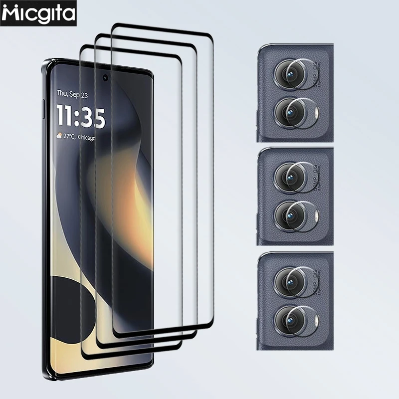 6in1 For Motorola Edge 2024 Screen Protector Anti-Scratch For Moto Edge 2024 Soft Fiber Camera film